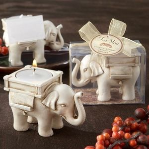 SET OF 5 Lucky Elephant Tealight Holder